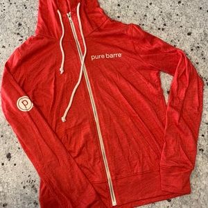 Pure Barre hooded zip up